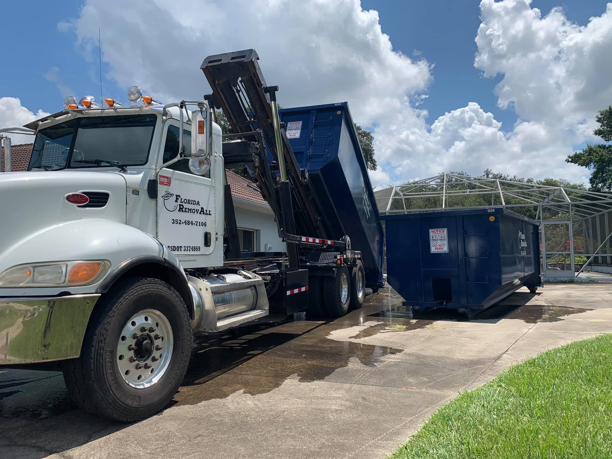 roll off dumpsters and garbage removal services in central florida